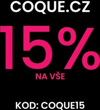 PLATÍ POUZE TENTO TÝDEN 15% SLEVA na veskere zbozi (plati take na jiz zlevnene produkty) z eshopu⤵️ https://coque.cz . . ....